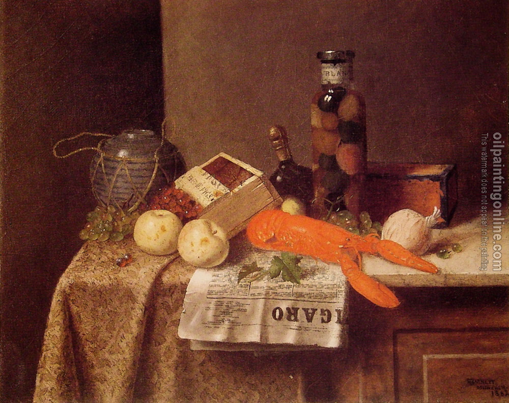 William Michael Harnett - Still Life with Le Figaro